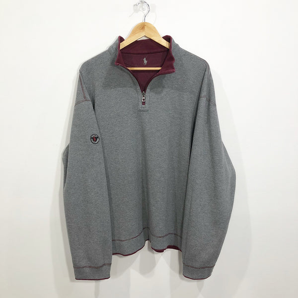 Polo Ralph Lauren Reversible Knit Quarter Zip (2XL/BIG)