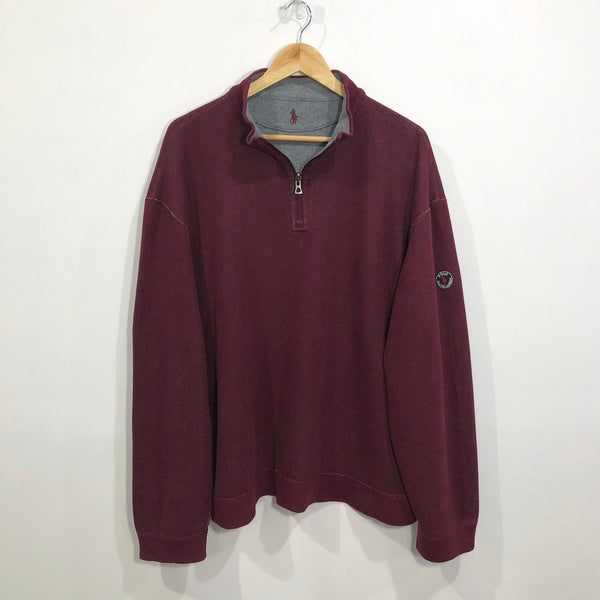 Polo Ralph Lauren Reversible Knit Quarter Zip (2XL/BIG)