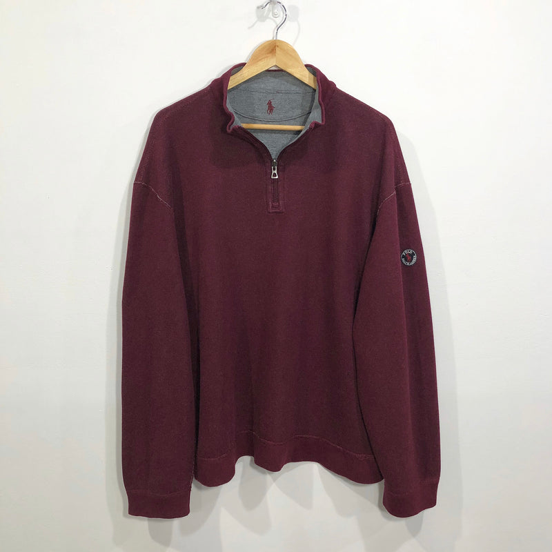 Polo Ralph Lauren Reversible Knit Quarter Zip (2XL/BIG)