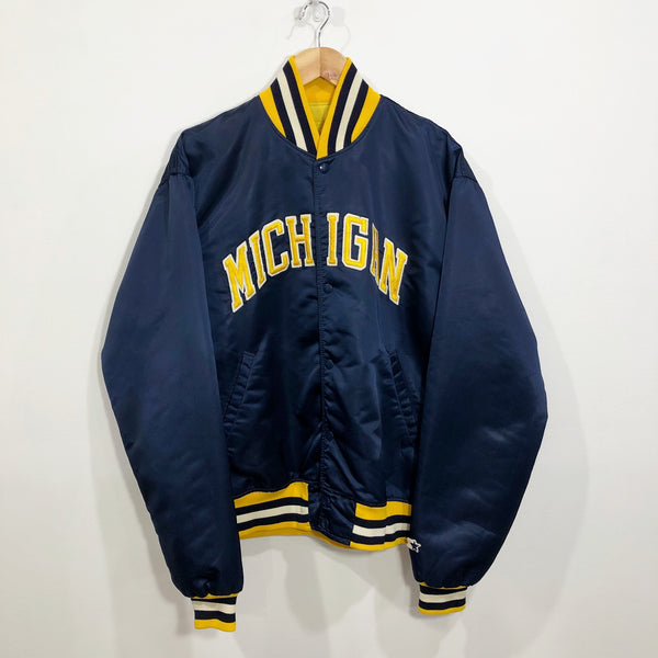 Vintage Starter Satin Jacket Michigan Uni (XL)