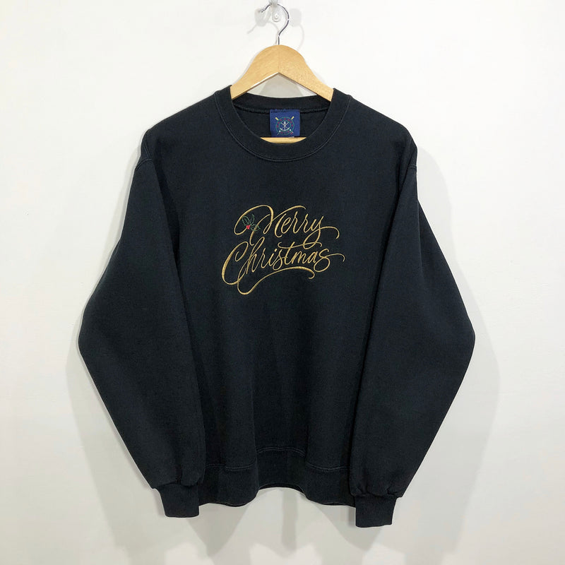 Vintage Sweatshirt Merry Christmas (M)