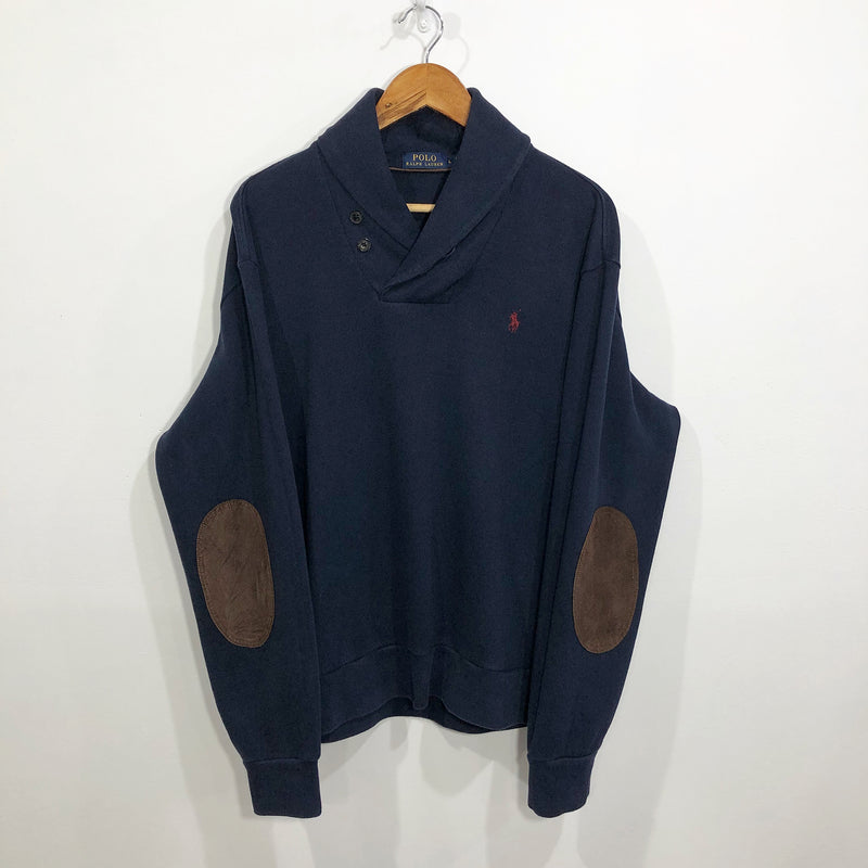 Polo Ralph Lauren Shawl Knit Sweater (L/BIG)
