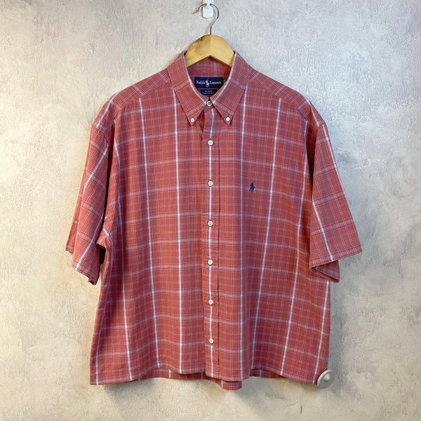[REWORKED] Polo Ralph Lauren Cropped Shirt (XL)