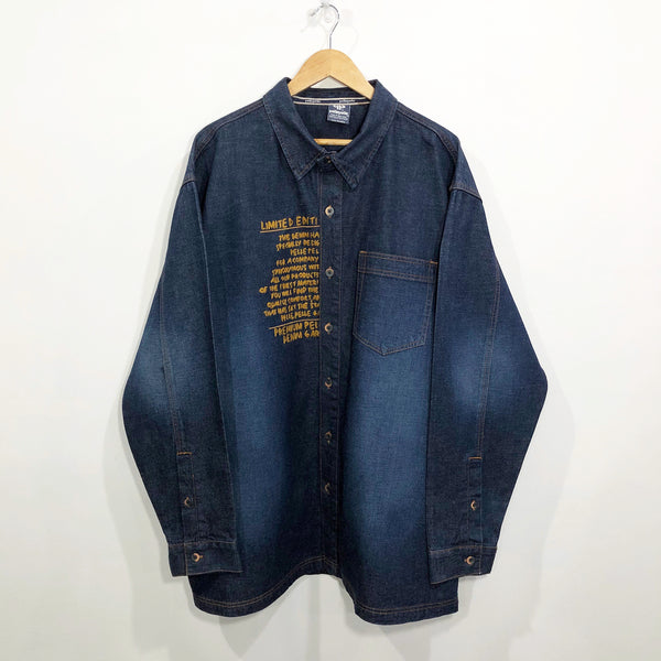 Pelle Pelle Denim Shirt Jacket (2XL/TALL)