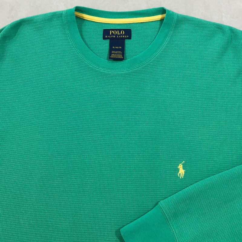 Polo Ralph Lauren Mini Waffle T-Shirt Long Sleeved (XL)