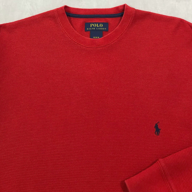 Polo Ralph Lauren Mini Waffle T-Shirt Long Sleeved (M)