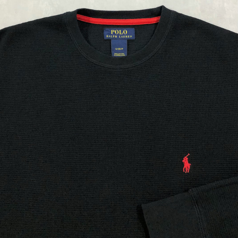 Polo Ralph Lauren Mini Waffle T-Shirt Long Sleeved (S)