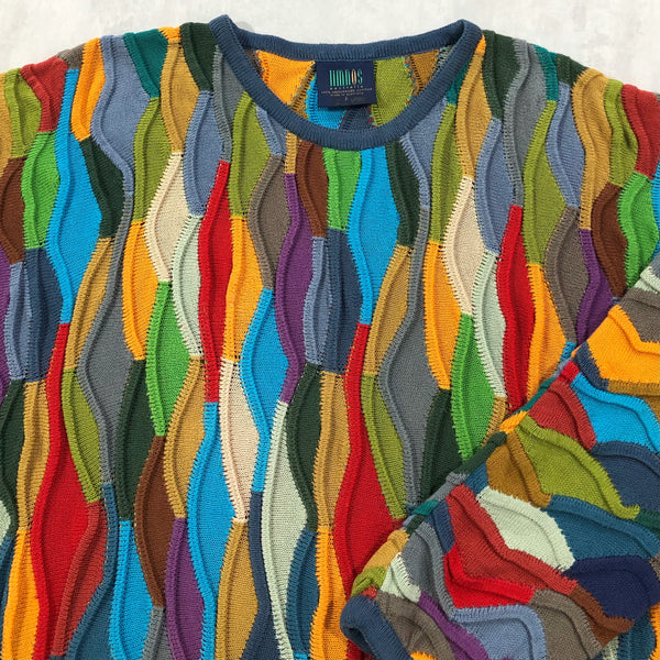 Vintage Limnos Australia Cotton Cable Knit Sweater (L/TALL)