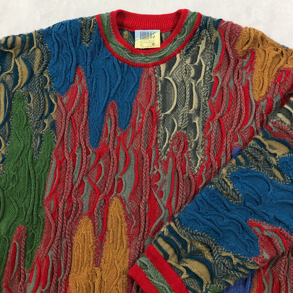 Vintage Limnos Australia Wool Cable Knit Sweater (M)