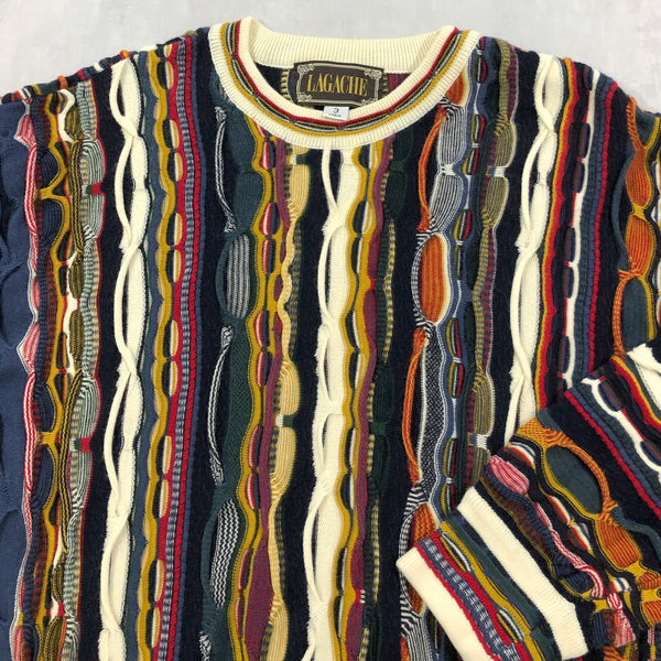 Vintage Lagache Cable Knit Sweater (W/M)