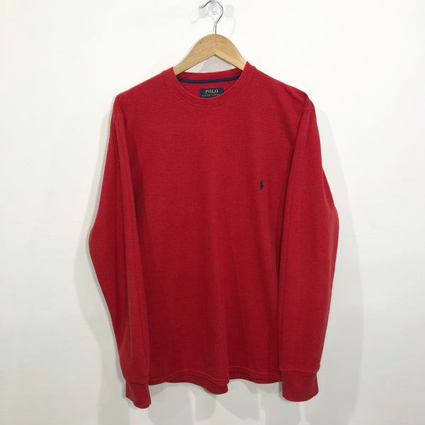 Polo Ralph Lauren Mini Waffle T-Shirt Long Sleeved (M)