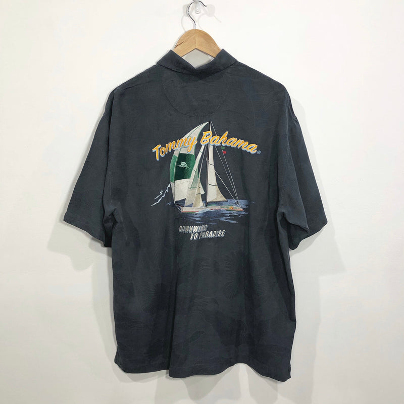 Tommy Bahama Hawaiian Shirt (L/BIG-XL)