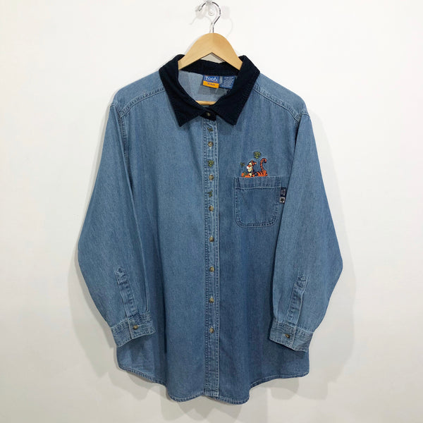 Vintage Pooh Denim Shirt Tigger (W/XL)