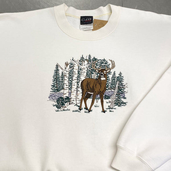Croft & Barrow Sweatshirt Deer (L)