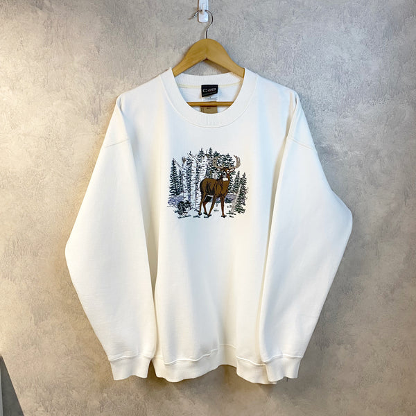 Croft & Barrow Sweatshirt Deer (L)