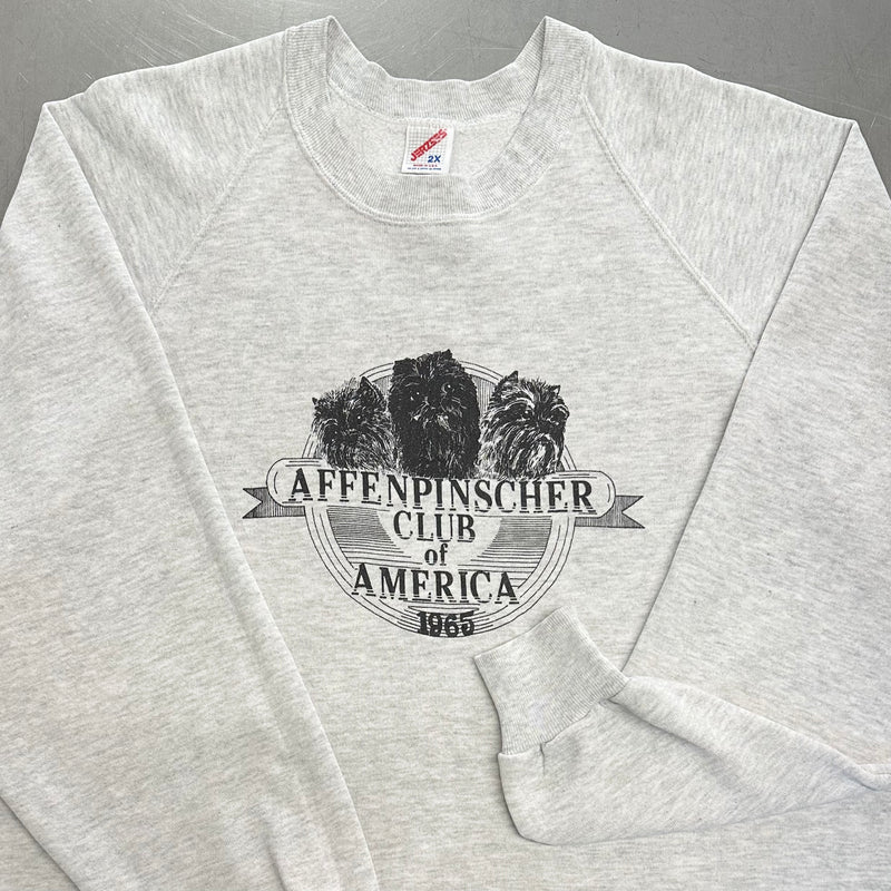 Vintage Jersey Sweatshirt Affenpinscher Club USA (W/2XL)