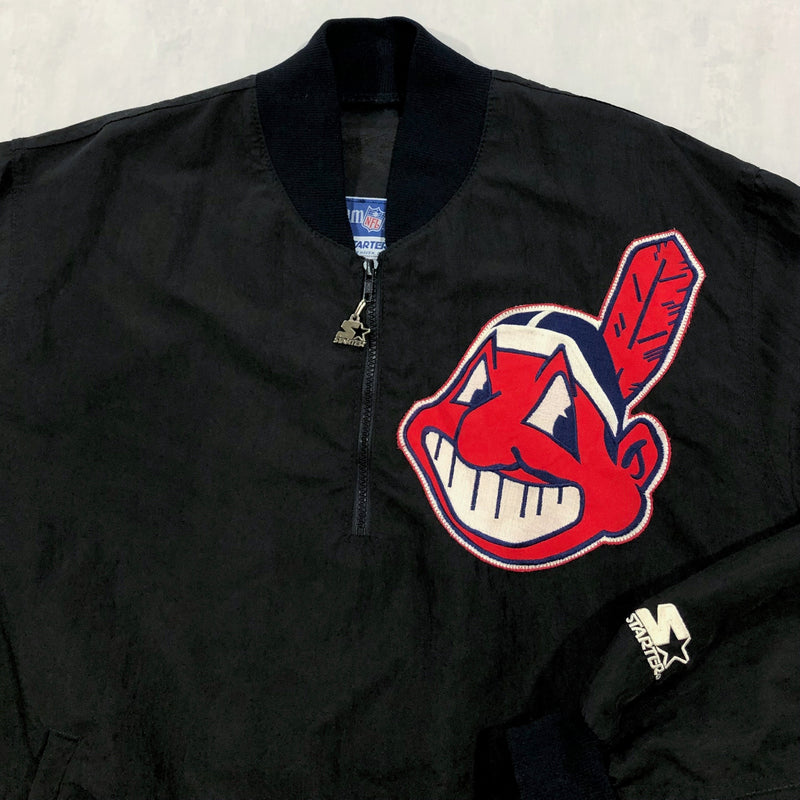 Vintage Starter Windbreaker MLB Cleveland (2XL/BIG-3XL)