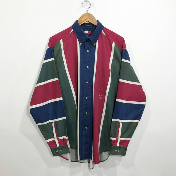 Vintage Tommy Hilfiger Shirt Lion Crest Logo (XL)