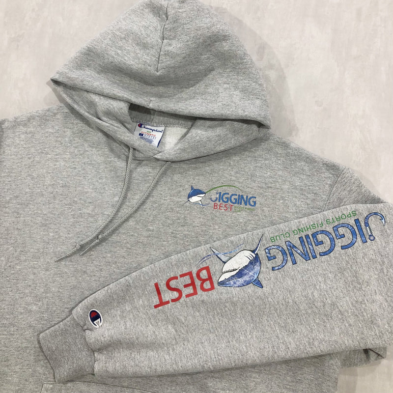 Champion Hoodie Jigging Best Sports Fishing Club (L)