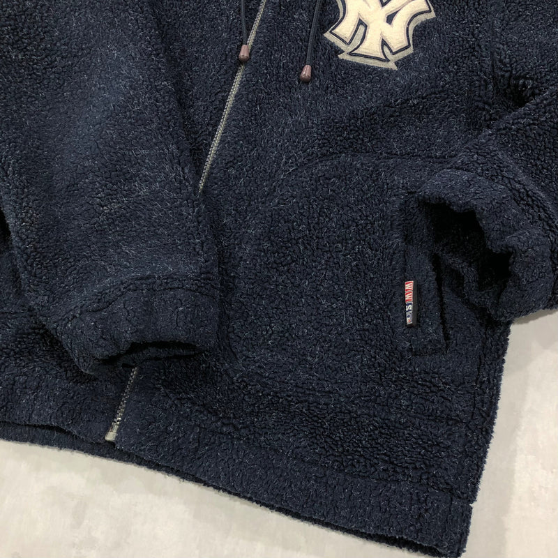 Vintage WWS MLB Sherpa Jacket New York Yankees (L/BIG-XL)