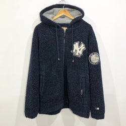 Vintage WWS MLB Sherpa Jacket New York Yankees (L/BIG-XL)
