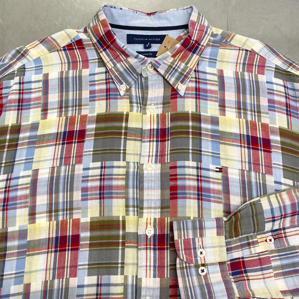 [REWORKED] Tommy Hilfiger Cropped Shirt (L/BIG-XL)