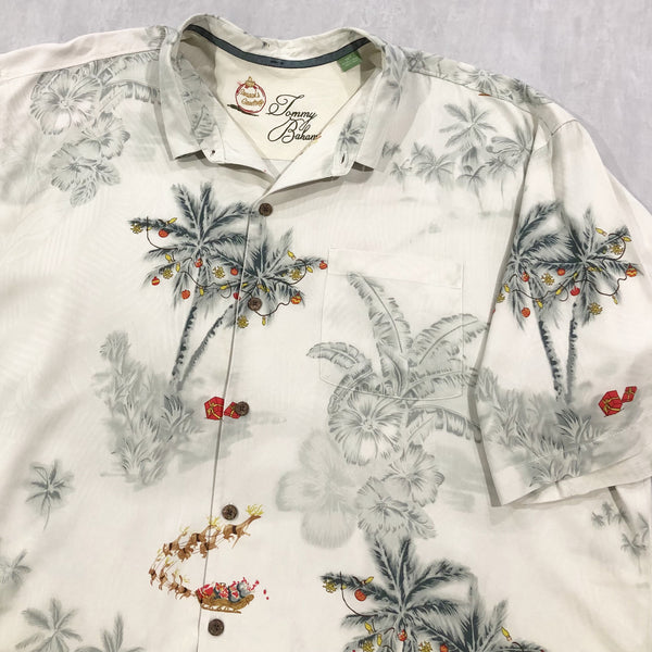 Tommy Bahama Hawaiian Shirt Christmas (4XL/TALL)
