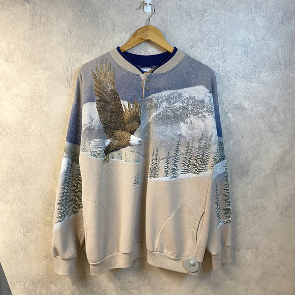 Vintage Sweatshirt Eagle USA (M)