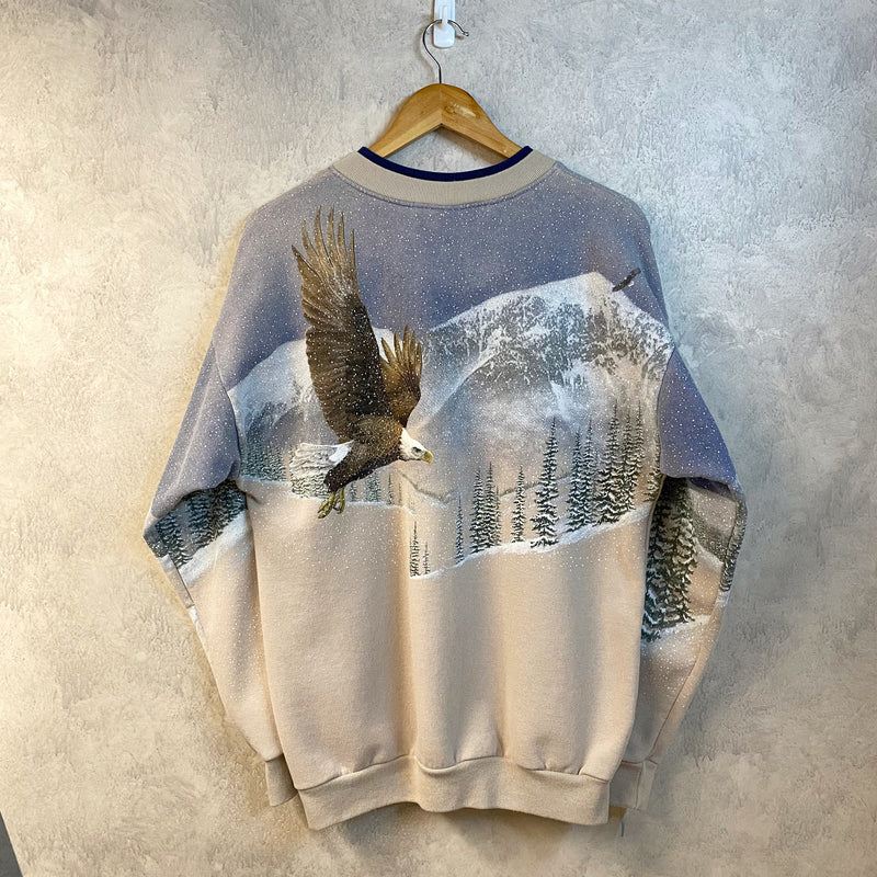 Vintage Sweatshirt Eagle USA (M)