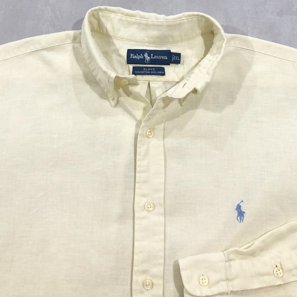 Polo Ralph Lauren Cotton Linen Blend Shirt (3XL/TALL)