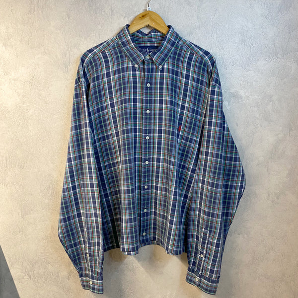 [REWORKED] Polo Ralph Lauren Cropped Shirt (XL/BIG-2XL)