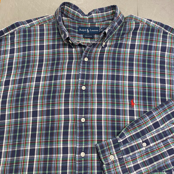 [REWORKED] Polo Ralph Lauren Cropped Shirt (XL/BIG-2XL)