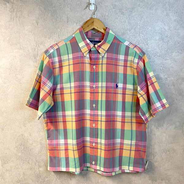 [REWORKED] Polo Ralph Lauren Cropped Shirt (M)