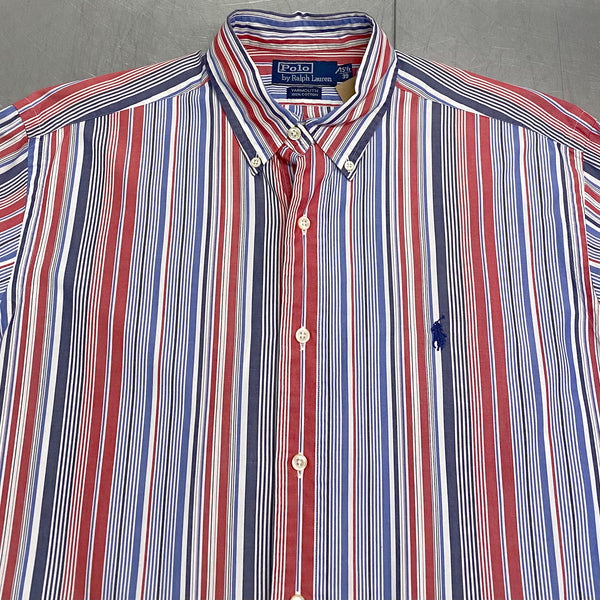 [REWORKED] Polo Ralph Lauren Cropped Shirt (L)