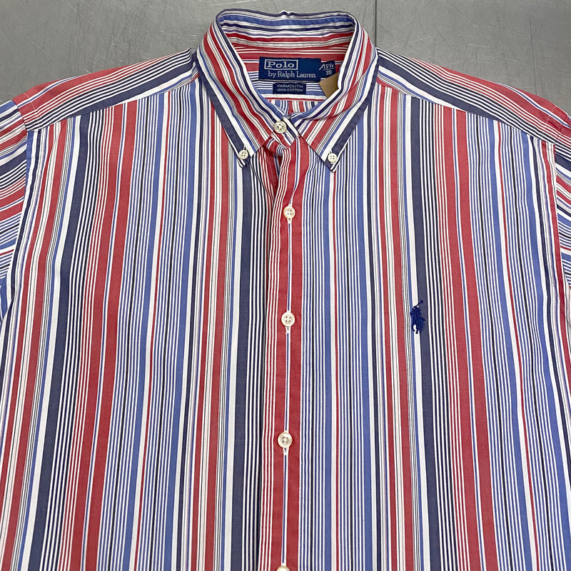 [REWORKED] Polo Ralph Lauren Cropped Shirt (L)