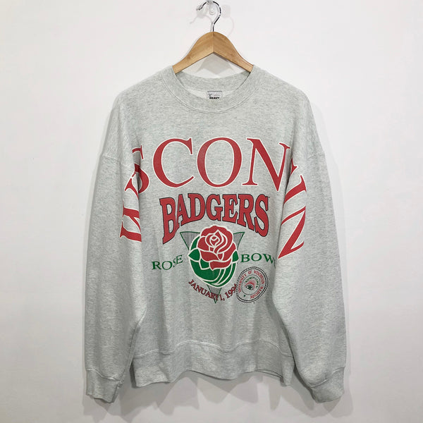 Vintage Fruit of the Loom Sweatshirt 1994 Wisconsin Uni Badgers USA (XL)