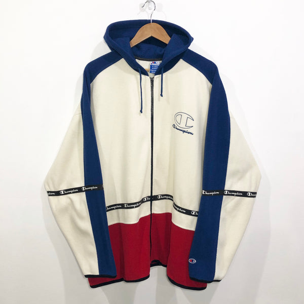 Vintage Champion Fleeced Jacket (2XL)