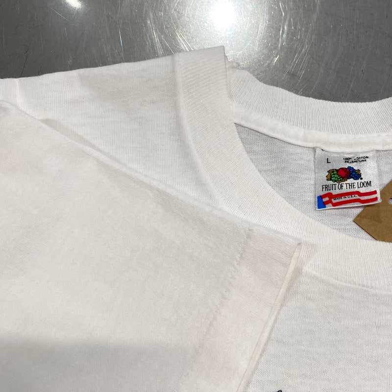 Vintage Fruit of the Loom T-Shirt 1991 Early Iron Festival USA (M)