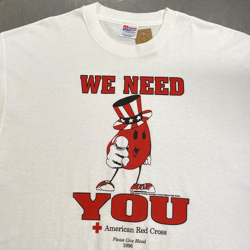 Vintage Hanes T-Shirt 1996 American Red Cross (XL)