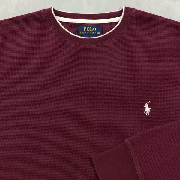 Polo Ralph Lauren Mini Waffle T-Shirt Long Sleeved (M)