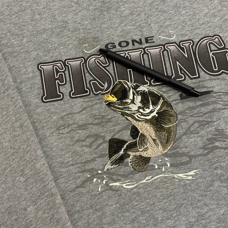Croft & Barrow Sweatshirt Gone Fishing (L)