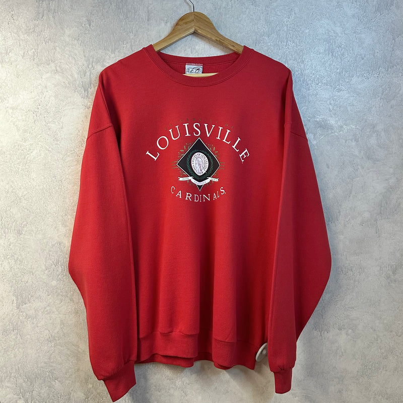 Vintage Sweatshirt Louisville Uni Cardinals (XL)