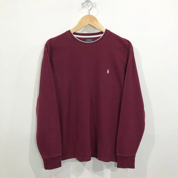 Polo Ralph Lauren Mini Waffle T-Shirt Long Sleeved (M)