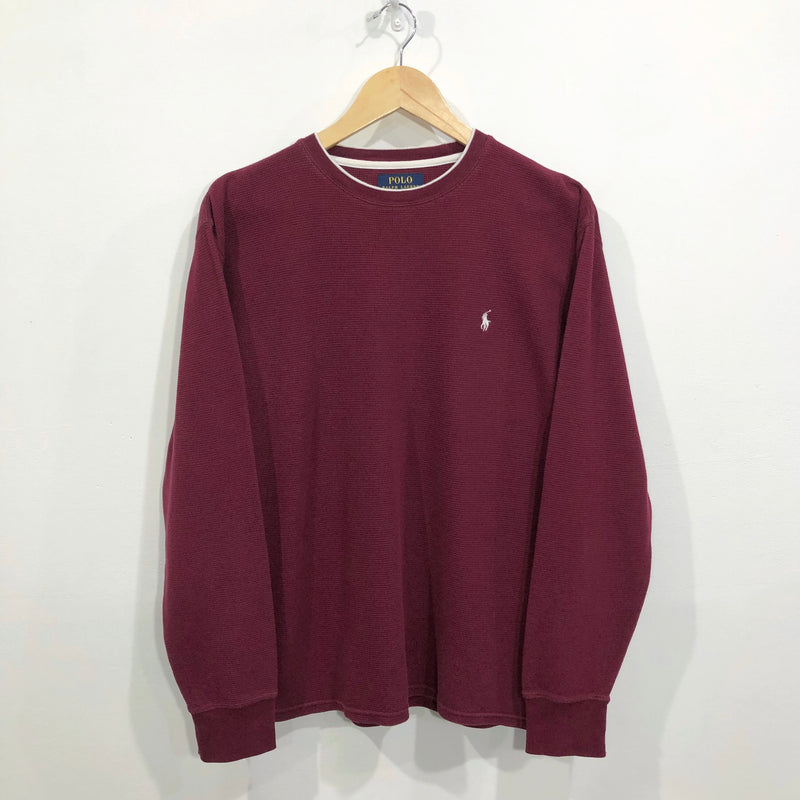 Polo Ralph Lauren Mini Waffle T-Shirt Long Sleeved (M)