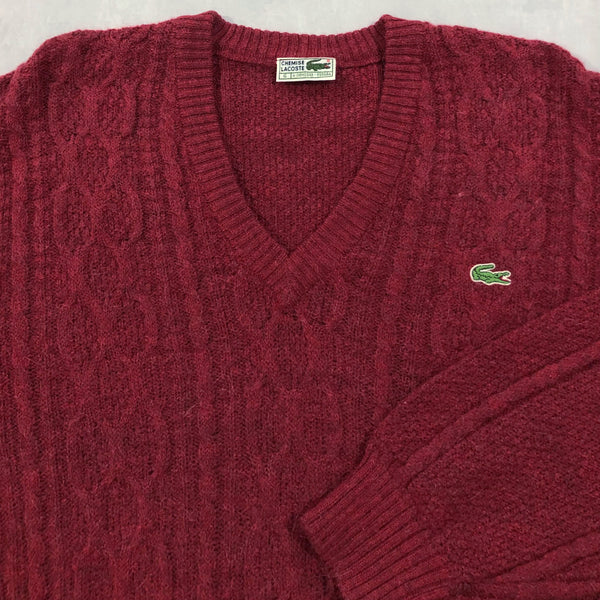 Vintage Chemise Lacoste Wool Alpaca Knit Sweater (L)
