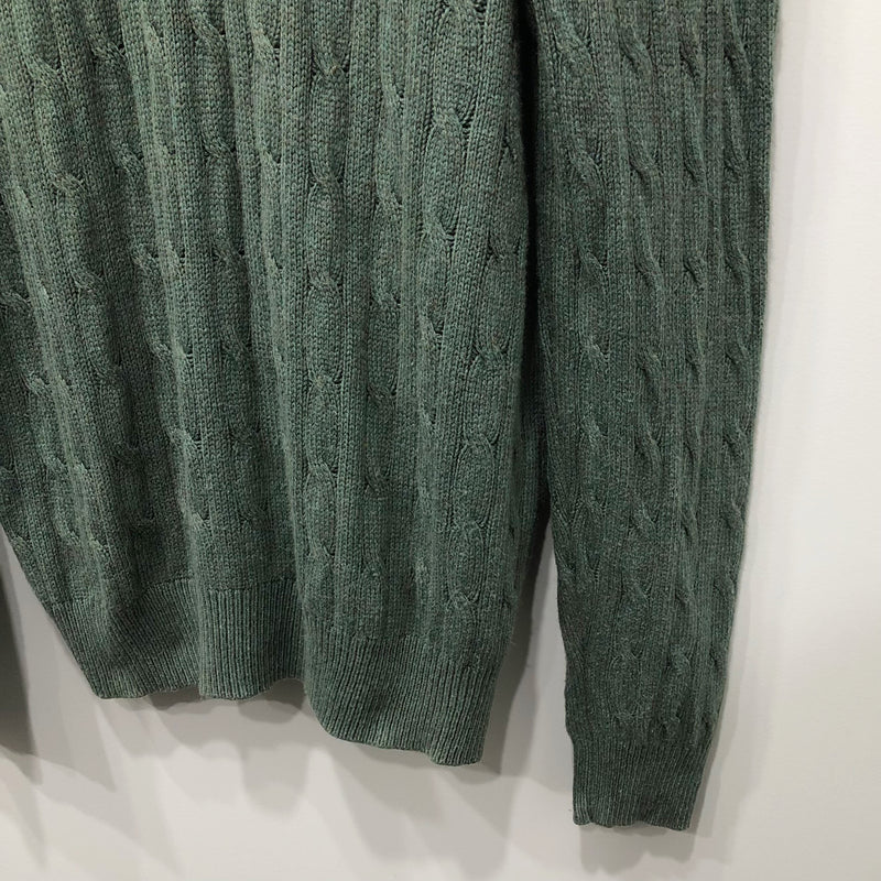 Polo Ralph Lauren Tussah Silk Knit Quarter Zip Pullover (XL)