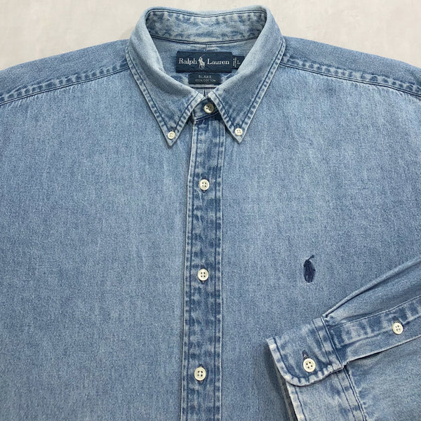 Vintage Polo Ralph Lauren Denim Shirt (XL/TALL)