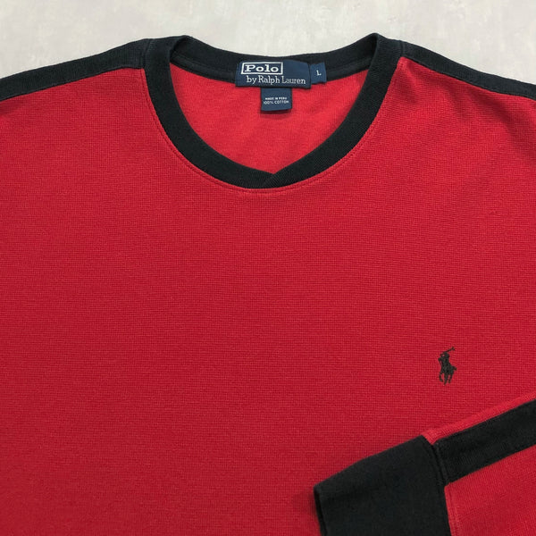 Polo Ralph Lauren Mini Waffle T-Shirt Long Sleeved (XL)