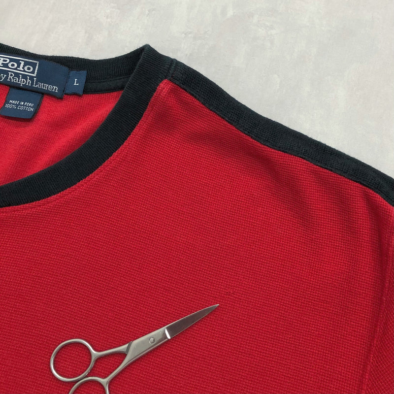 Polo Ralph Lauren Mini Waffle T-Shirt Long Sleeved (XL)