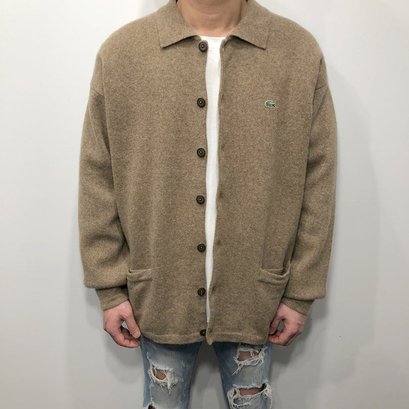 Vintage Lacoste Knit Cardigan (L)